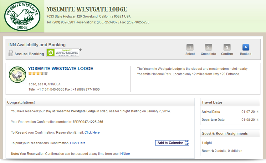 Hotel Booking Engine and Communication