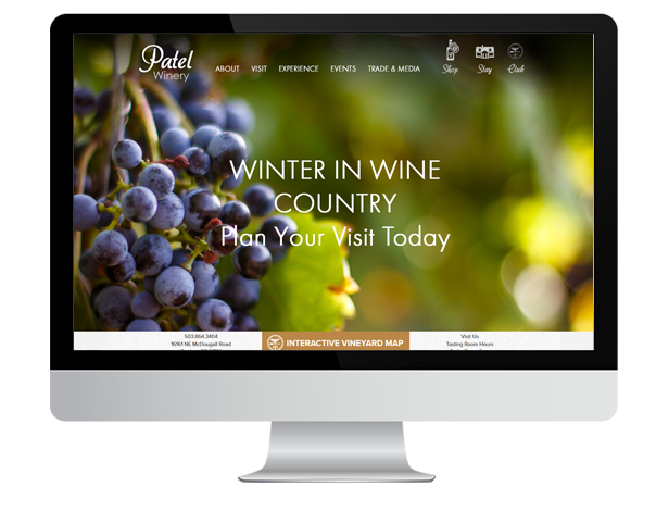 Responsive winery website design for Free